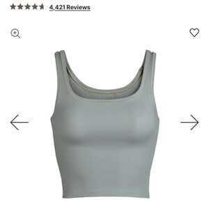 Skims Green Tank Top and Shorts Set